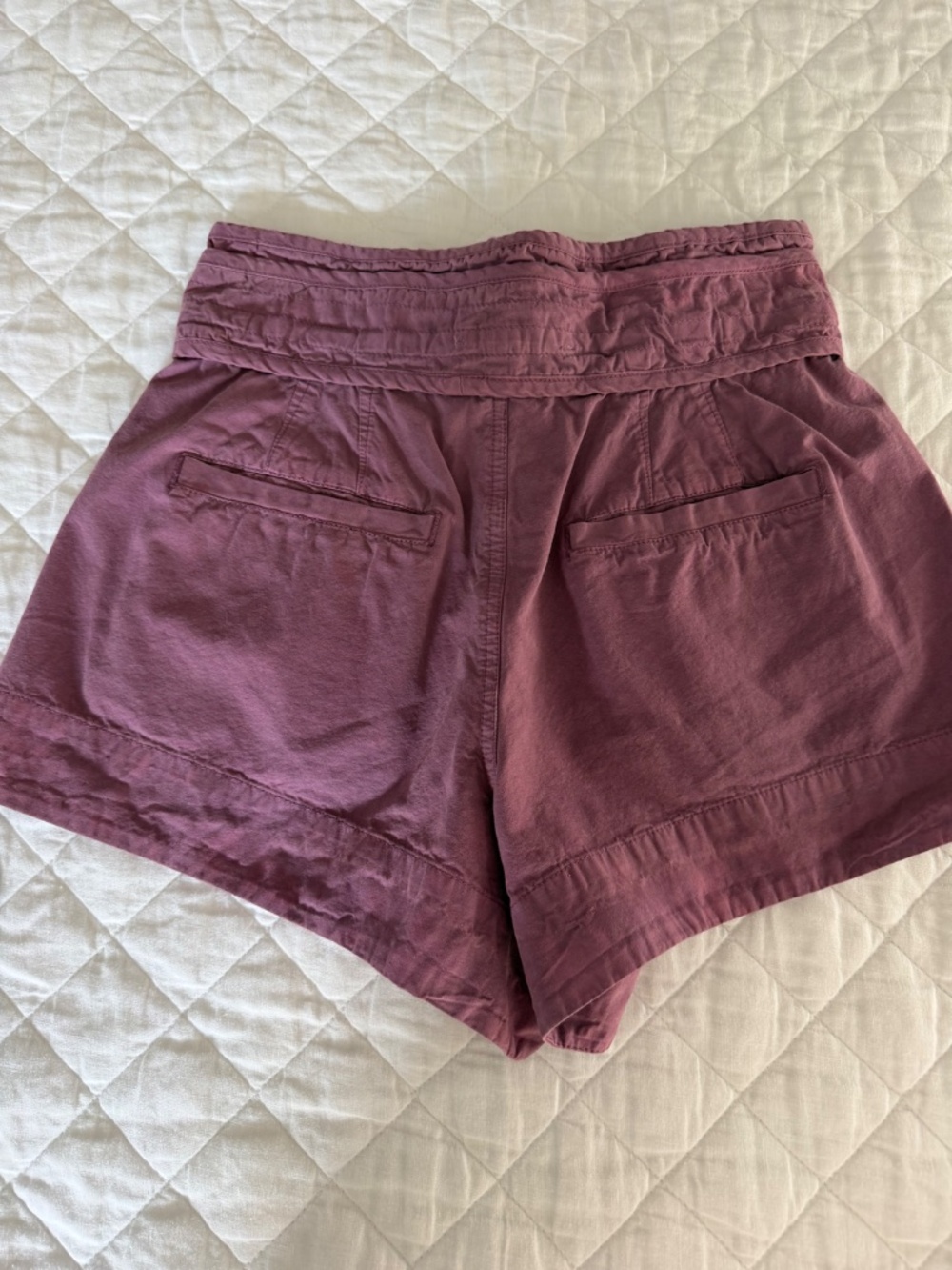 SEA New York purple shorts with tie - Picture 3 of 6